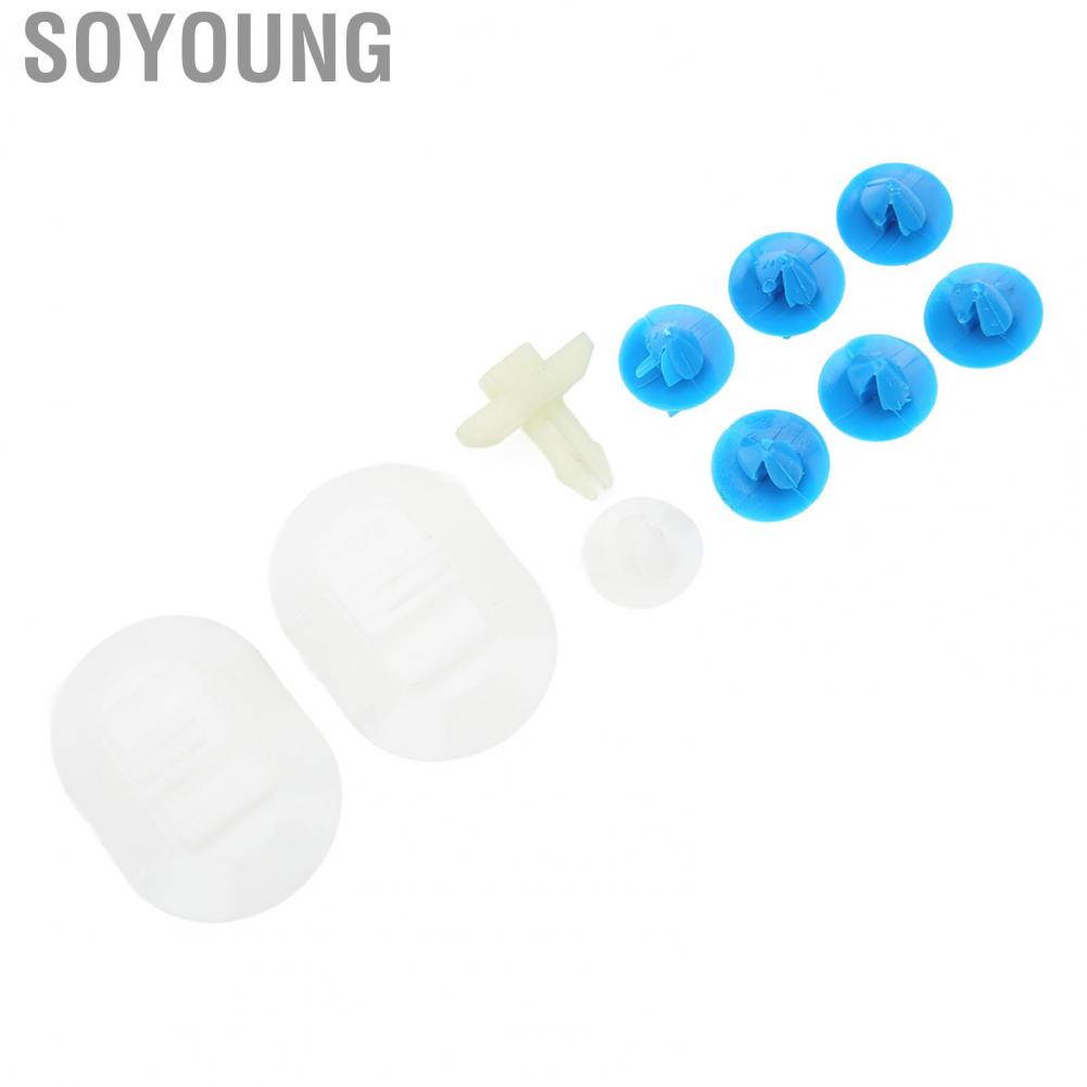 Soyoung Side Skirt Fixing Clip Set  Car Fastener Clips Easy Carry Compact Structure High Strength for Vehicle