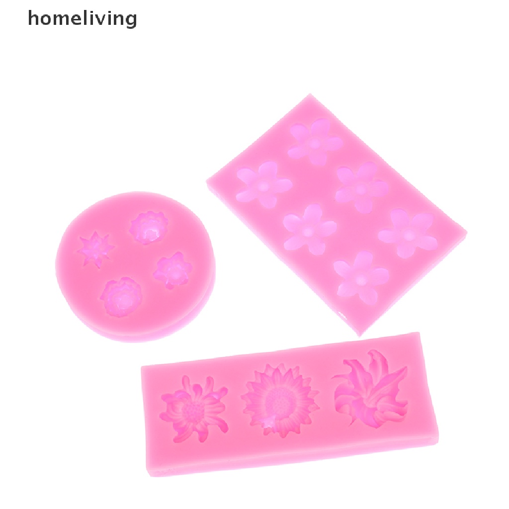 Khuôn Silicone Tạo Hình Hoa Cúc Trang Trí Bánh DIY