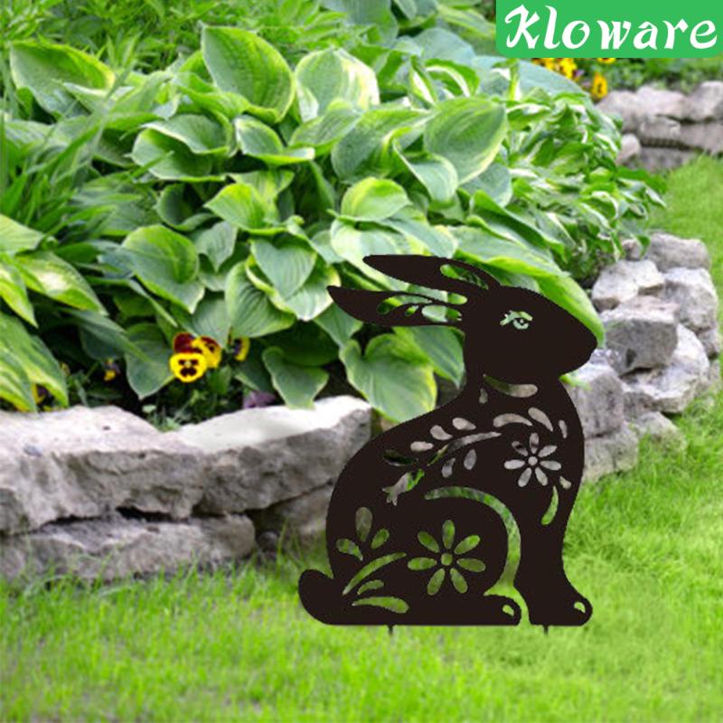 Mô Hình Chú Thỏ Điêu Khắc Sống Động Trang Trí Sân Vườn