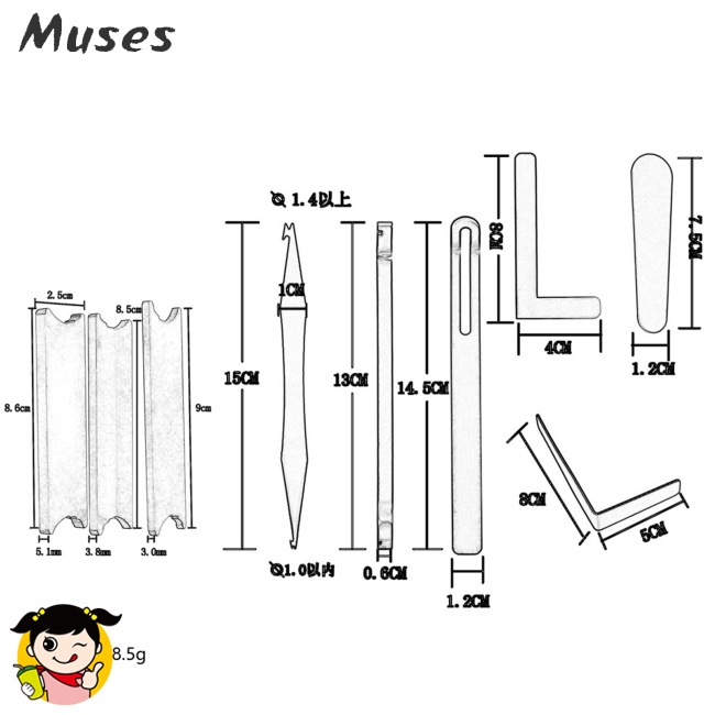 Bộ 9 Dụng Cụ Sửa Chữa Nhạc Cụ Kèn Saxophone Chuyên Dụng
