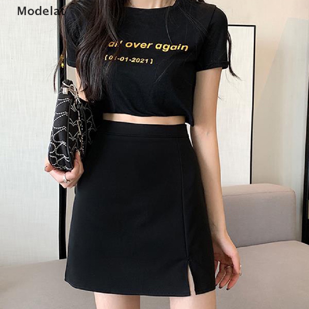 Mfc Chân Váy Màu Trơn Dáng Ôm Phong Cách Đường Phố Thanh Lịch Dễ Phối Đồ Thời Trang Cho Nữ