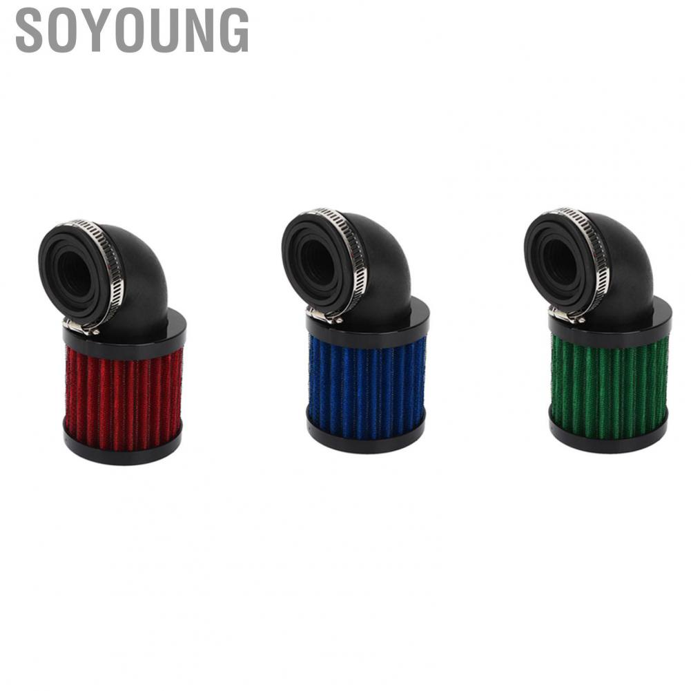 Soyoung Motorcycle Air Filter  Increase Power Cleaners Improve Throttle Response 28 To 48mm for 50cc 70cc 90cc 125cc Moped Scooter ATV Dirt Bike