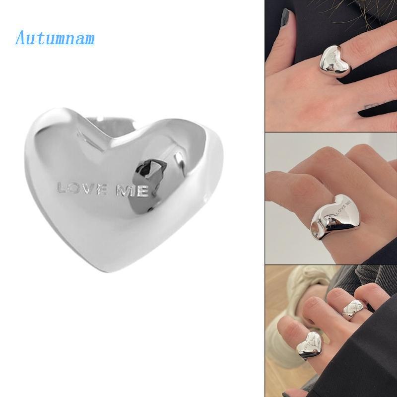 Nhẫn Hình Trái Tim Có Thể Điều Chỉnh Kích Cỡ