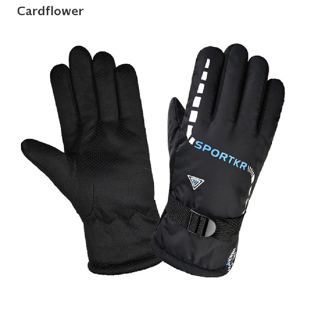 < Cardflower > Găng Tay Trượt Tuyết Siêu Nhẹ Chống Thấm Nước Giữ Ấm Mùa Đông Cho Nam Nữ