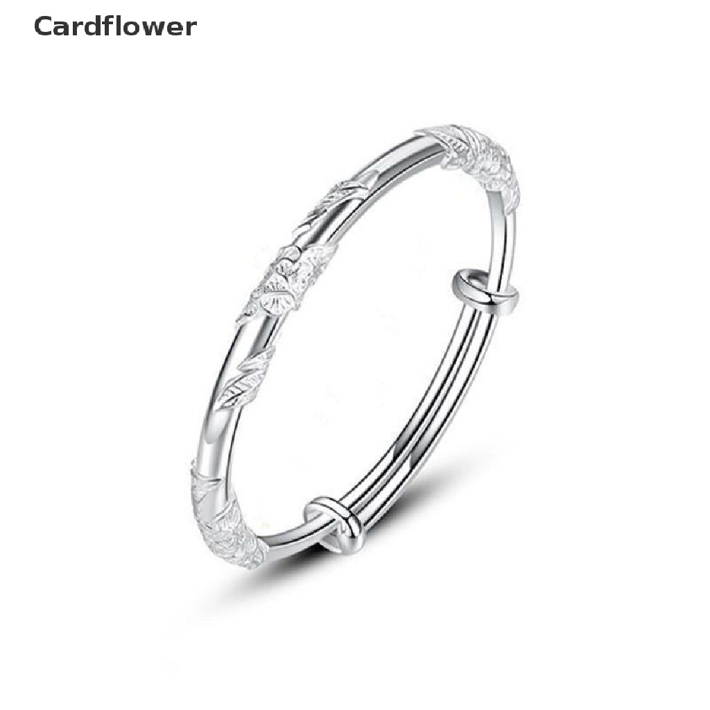 1 Vòng Đeo Tay Dạng Hở Màu Bạc Thời Trang Cho Nữ