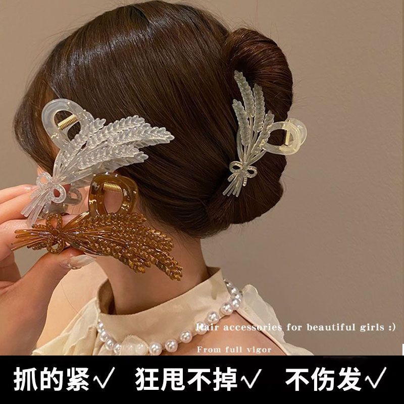 Kẹp Tóc Hình Tai Cá Mập Lớn Bằng Nhựa Acrylic Hàng Mới Dành Cho Bạn Nữ