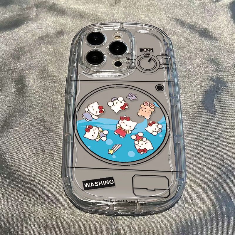 ✅Ốp Điện Thoại Mềm Trong Suốt Chống Sốc Hình Hello Kitty Cho iPhone14 / 138p / 712 / xs 11 Q2VT