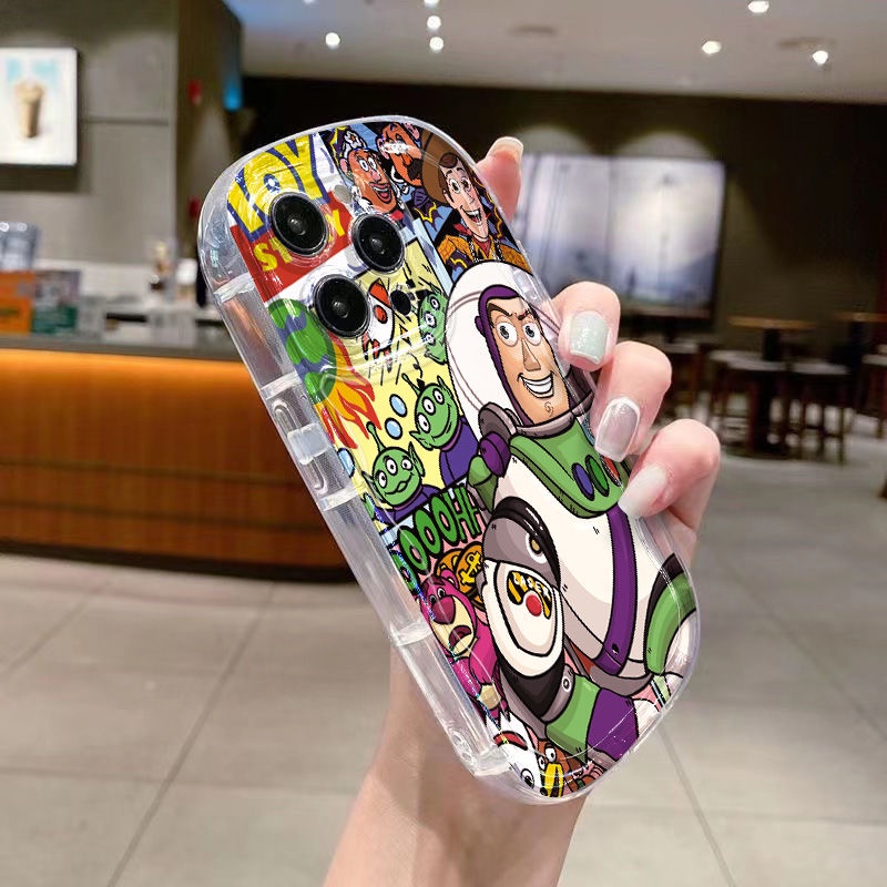 ✅Ốp Điện Thoại Dẻo Trong Suốt Họa Tiết Hoạt Hình Buzz Lightyear Cho Iphone Xs xs8piPhone14 / 13xr 7promax / 12 11 /CT5C