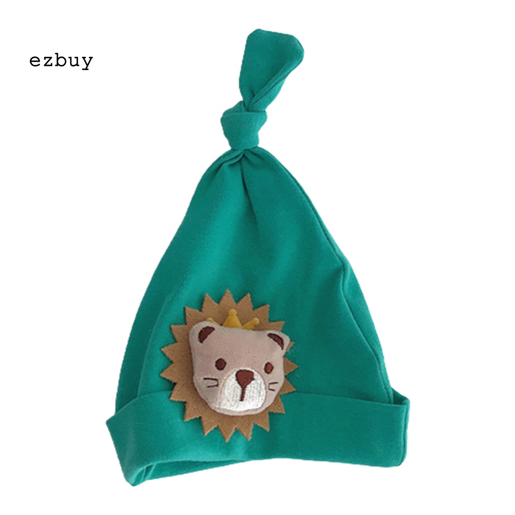 Mũ Beanie Dày Dặn Thoáng Khí Không Biến Dạng In Hình Sư Tử Dành Cho Bé Trai Gái