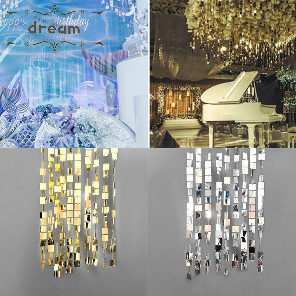【DREAMLIFE】【New Products】PVC sequins Curtains Plastic curtain Home supplies Festive wedding decoration