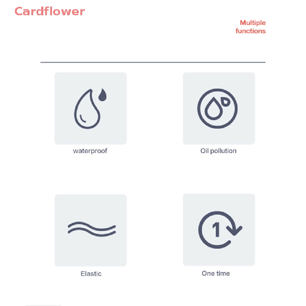 Bộ 100 Mũ Trùm Tóc Co Giãn Trong Suốt Dùng Một Lần