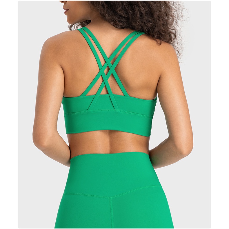 Áo Ngực Thể Thao Dây Chéo Lưng Hỗ Trợ Tập Yoga / Chạy Bộ