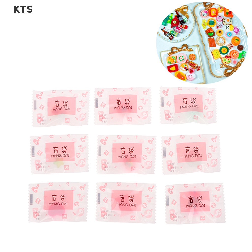 Set 10 Túi Đựng Thức Ăn Siêu Thị Mini Dùng Để Trang Trí Nhà Búp Bê