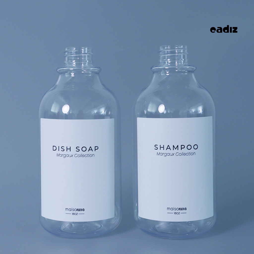 Bình Nhựa Trong Suốt 500ml Đựng Xà Phòng Dạng Nhấn Tiện Dụng