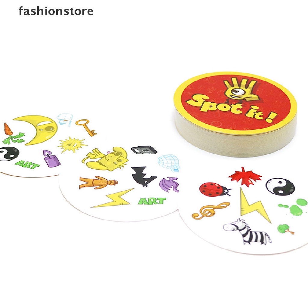Bộ Thẻ Trò Chơi Board Game Spot It Phiên Bản Tiếng Anh