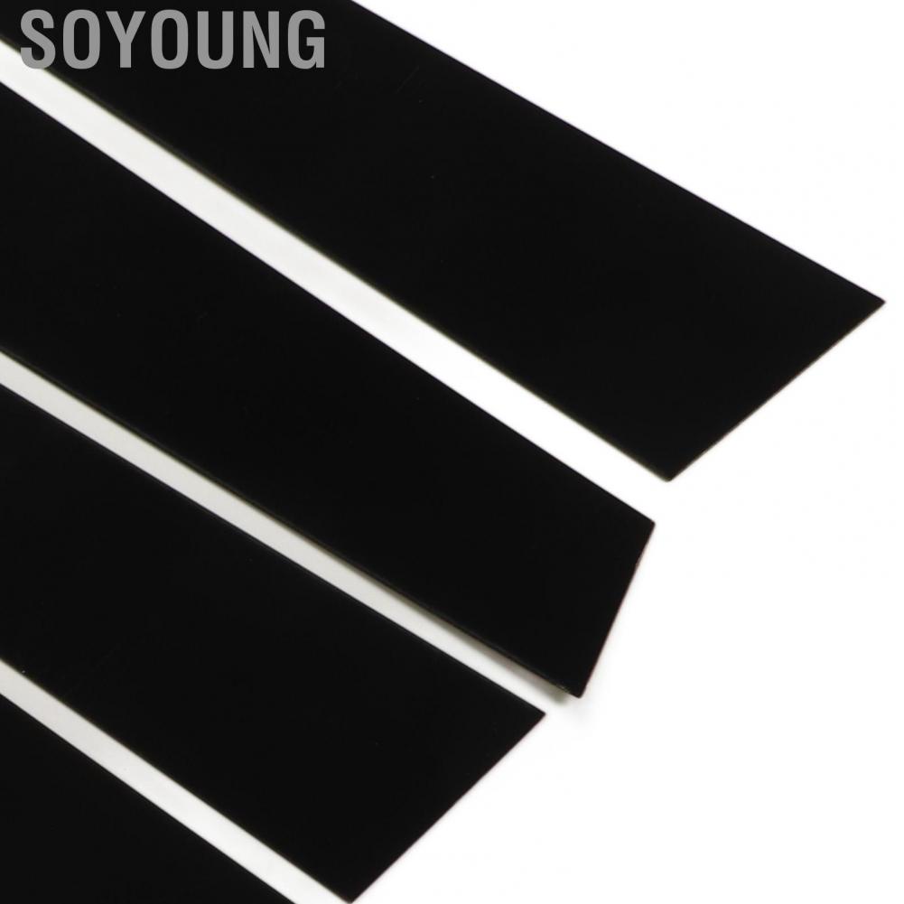 Soyoung Car Window Strip Sticker  Scratch Resistant Trim Firm Lightweight for Civic