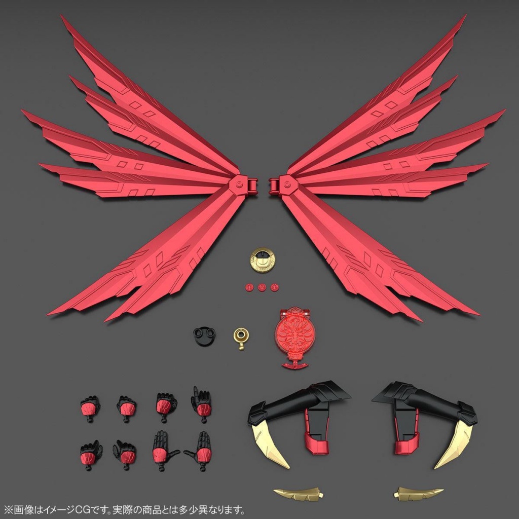 Mô Hình Lắp Ráp Nhân Vật Bandai Kamen Rider FRS Oz Bird Group Oo Bird