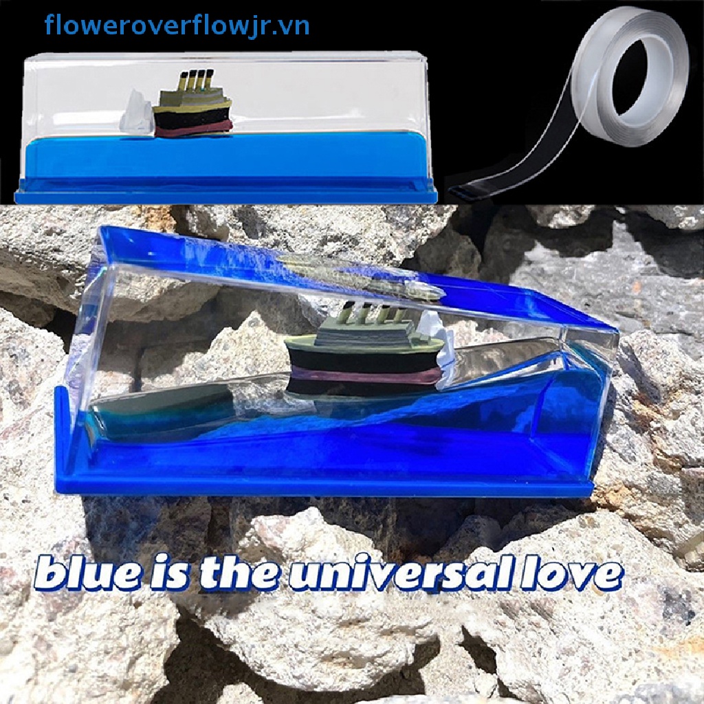 Fjr Đồ trang trí Tàu Thuyền Nổi Bật Chế Độ Chất Lỏng Trang Trí Xe Hơi Tàu Thuyền Không Bao Giờ Bồn Rửa Trang Trí Phòng Ngủ Văn Phòng Li