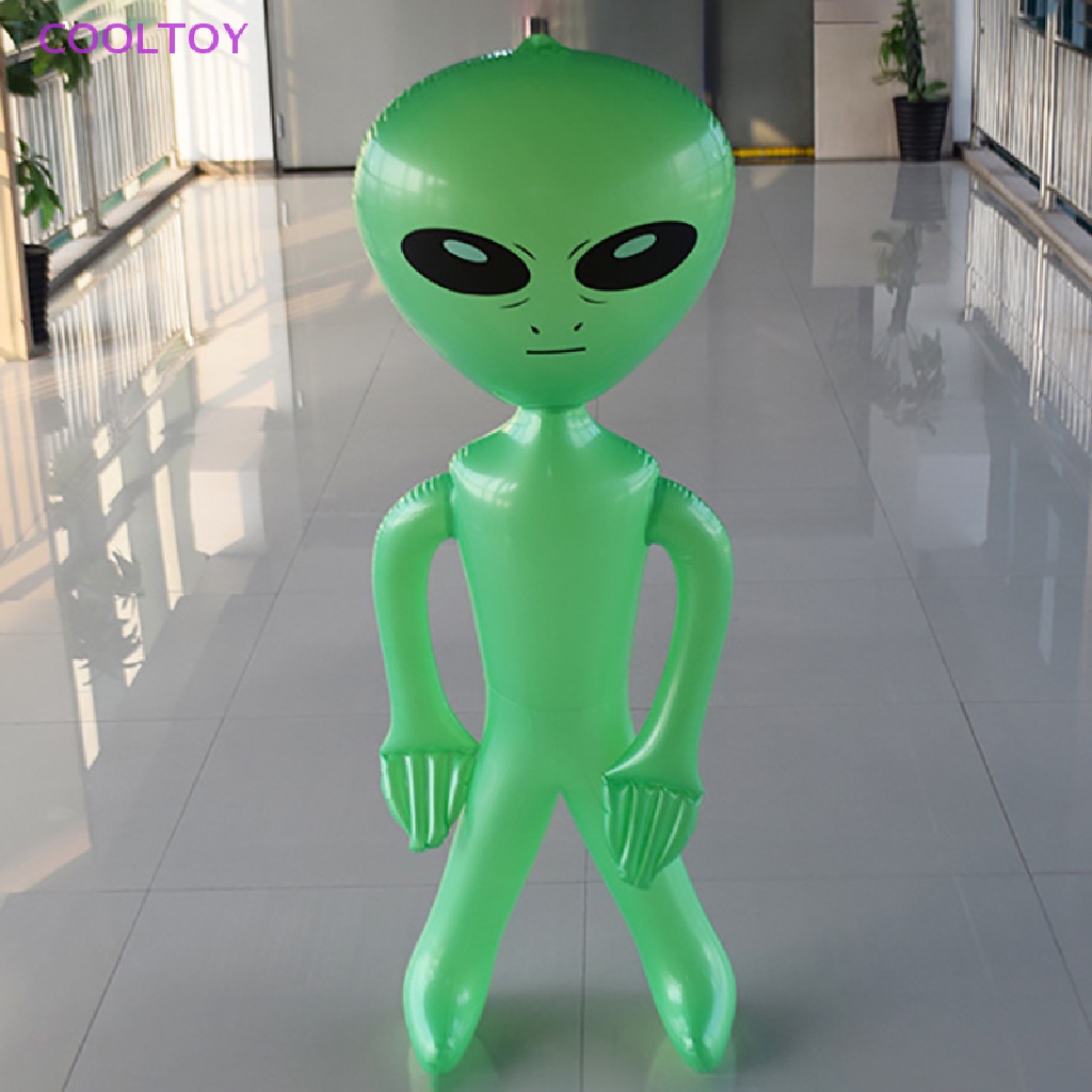 1 Mô Hình Người Ngoài Hành Tinh Bơm Hơi Bằng PVC Trang Trí Tiệc