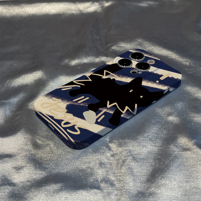 Ốp Điện Thoại Cứng Họa Tiết Mèo 58MQ Cho iPhone13 / Xr11 Xsmax12 / Scare 7p14