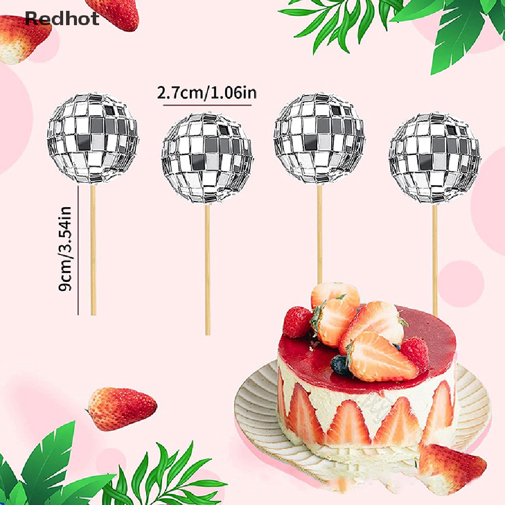 Bộ 12 Cây Cắm Trang Trí Bánh Kem Disco