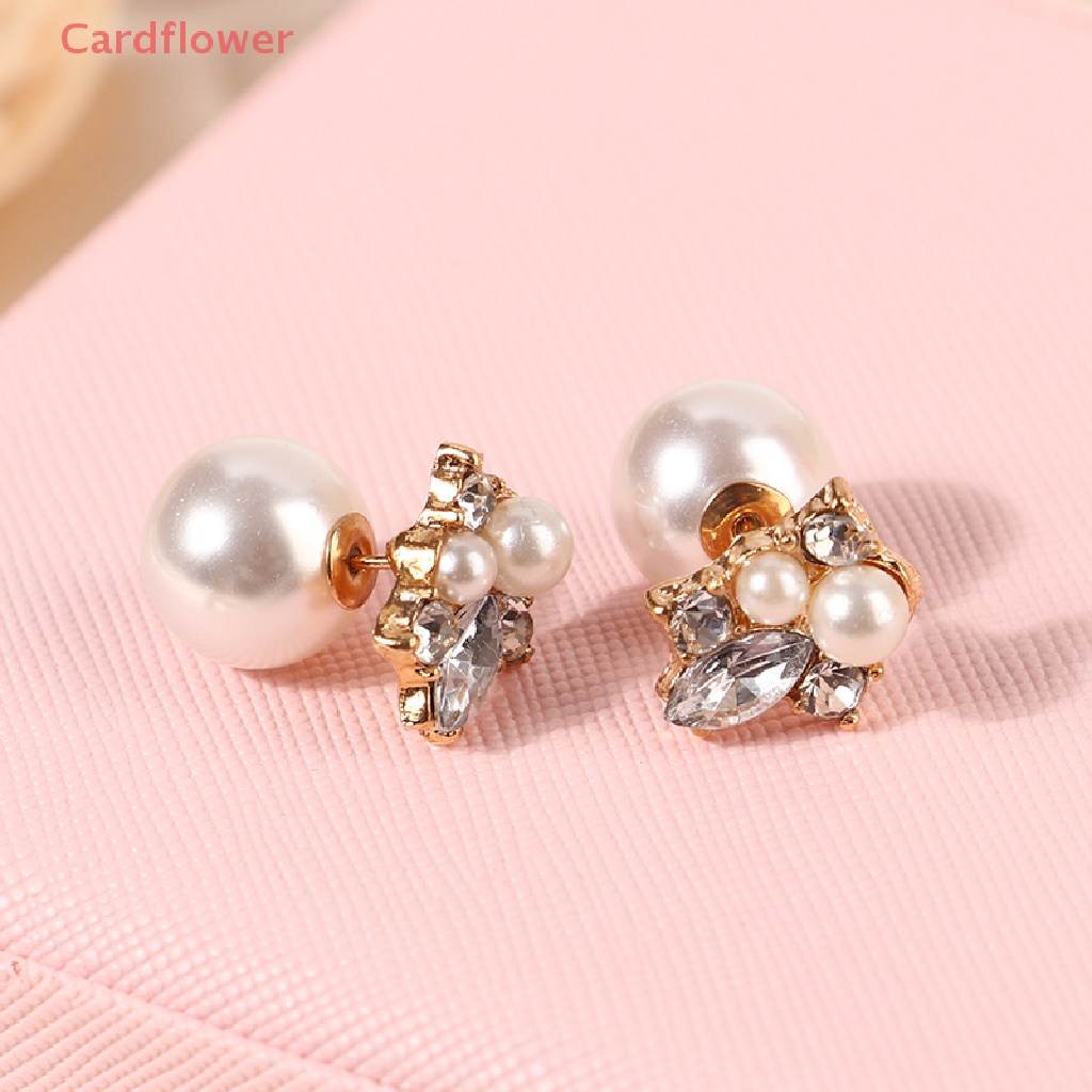 Khuyên Tai Ngọc Trai Hai Mặt Thời Trang Dành Cho Nữ