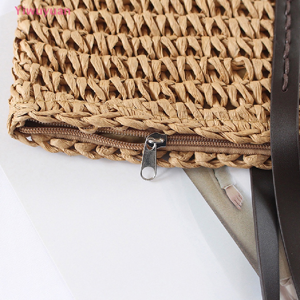 (MớI) Túi XáCh Đan Rơm Cỡ LớN Cho Nữ