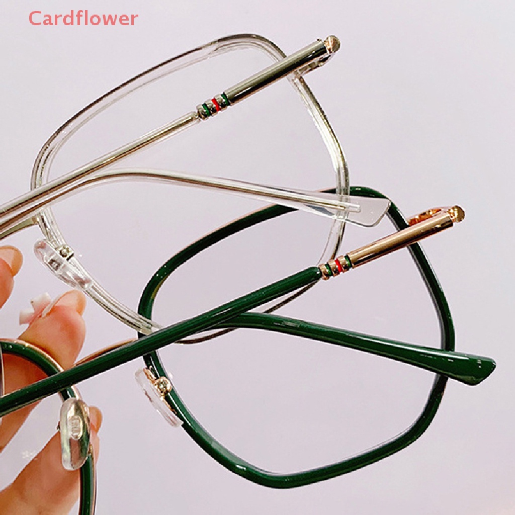 < Cardflower > Mắt Kính Trong Suốt Không Gọng Không Viền Trang Điểm Cho Nữ