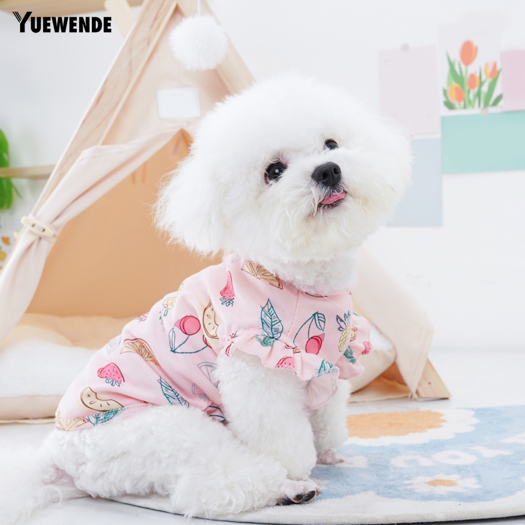 Yue.z Áo Thun Mùa Xuân Hè Cỡ Nhỏ / Vừa / Nhỏ Có Thể Giặt Rửa Cho Thú Cưng