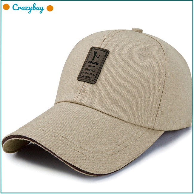 Cr Mũ Lưỡi Trai Vải Thoáng Khí Phong Cách Đơn Giản Cho Nam