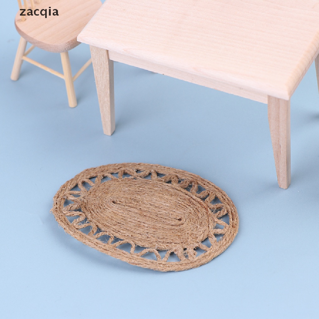 Thảm Lót Sàn Bện Dây Thừng Cho Nhà Búp Bê 1: 12