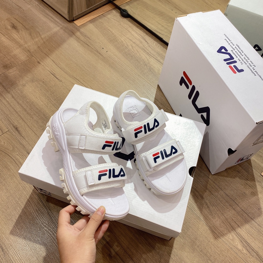 Giày Sandal F.I.L.A đế cao 3cm màu HOT HIT Best Seller - CODE: 1SM00734