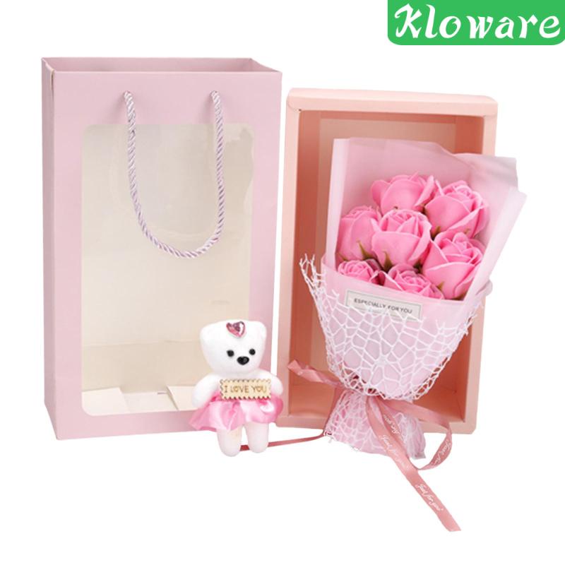 Bó Hoa Hồng Sáp Nhân Tạo Dành Cho Làm Quà Tặng Ngày Lễ Tình Nhân