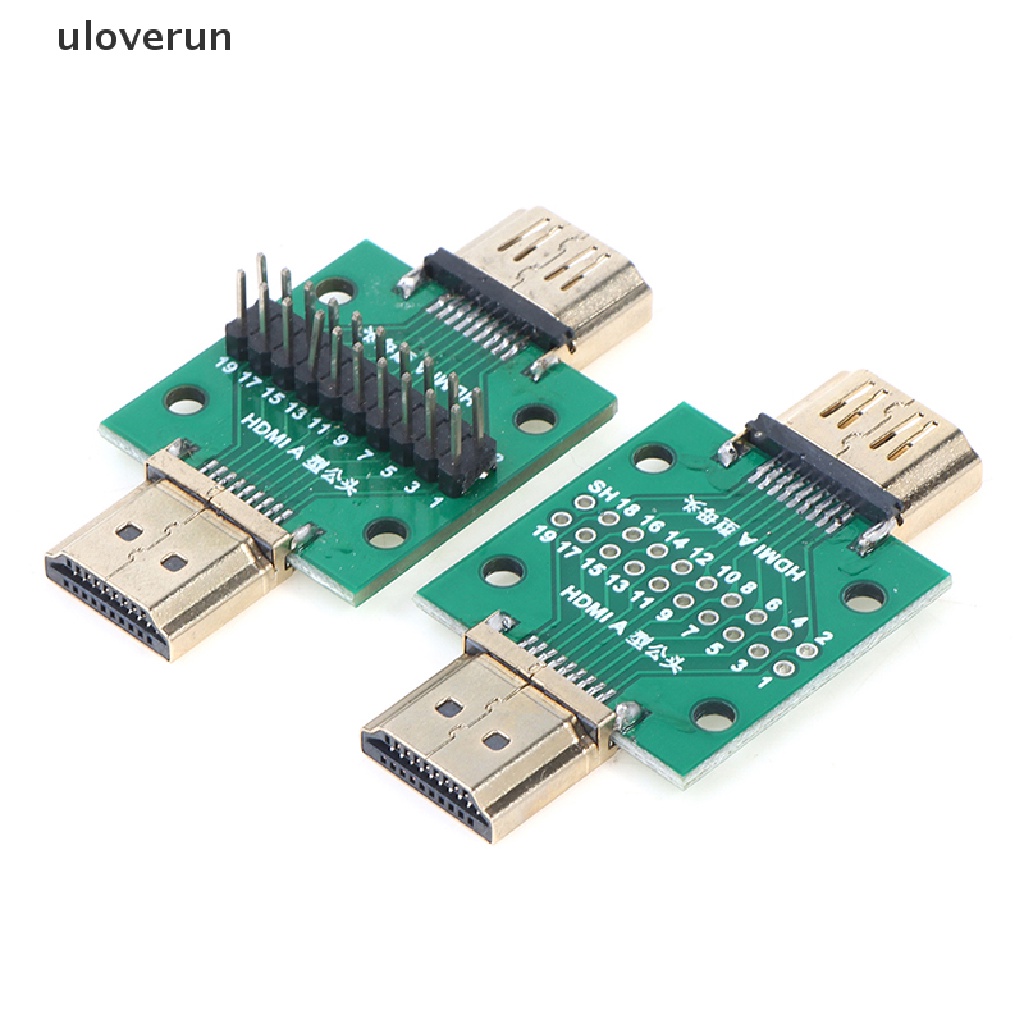 1 Bảng Mạch Thử Nghiệm MINI HDMI Đầu Đực Và Đầu Cái PCB 2.54mm vn