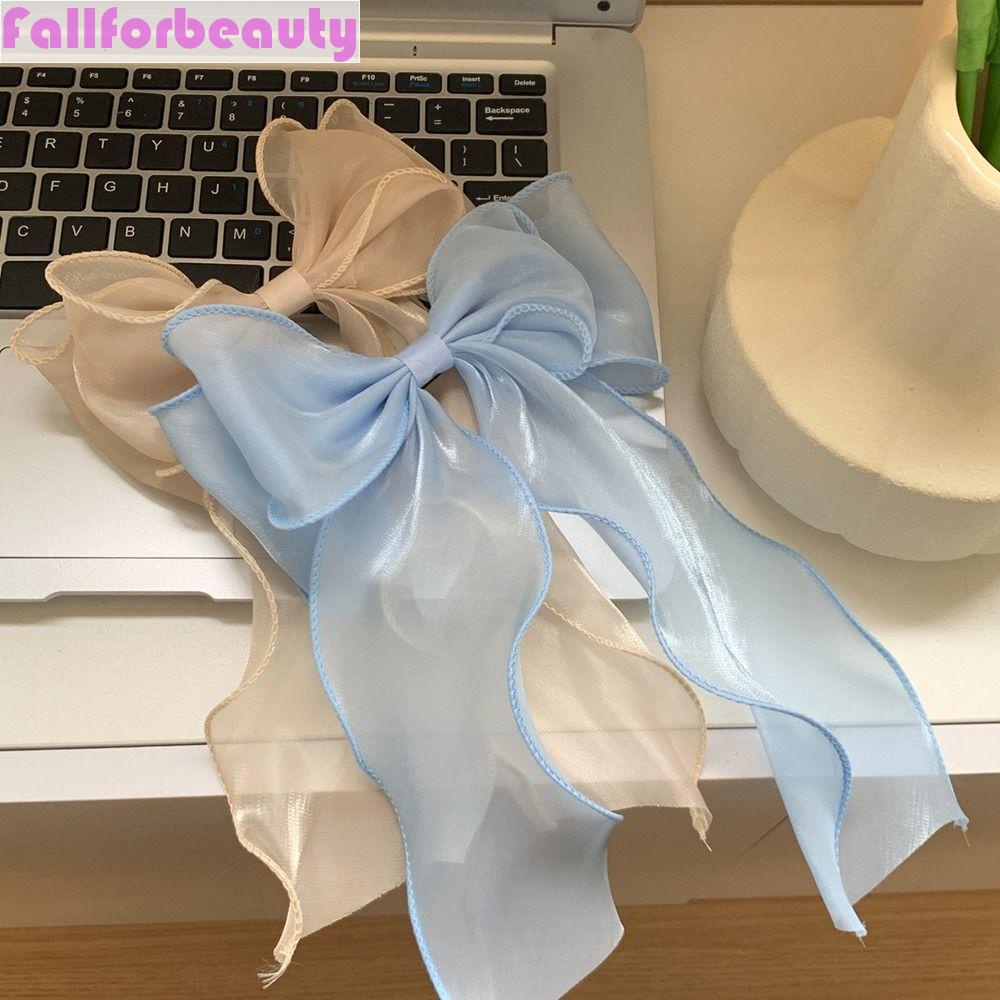 Kẹp Tóc Nơ Tua Rua Lấp Lánh Thời Trang Hàn Quốc