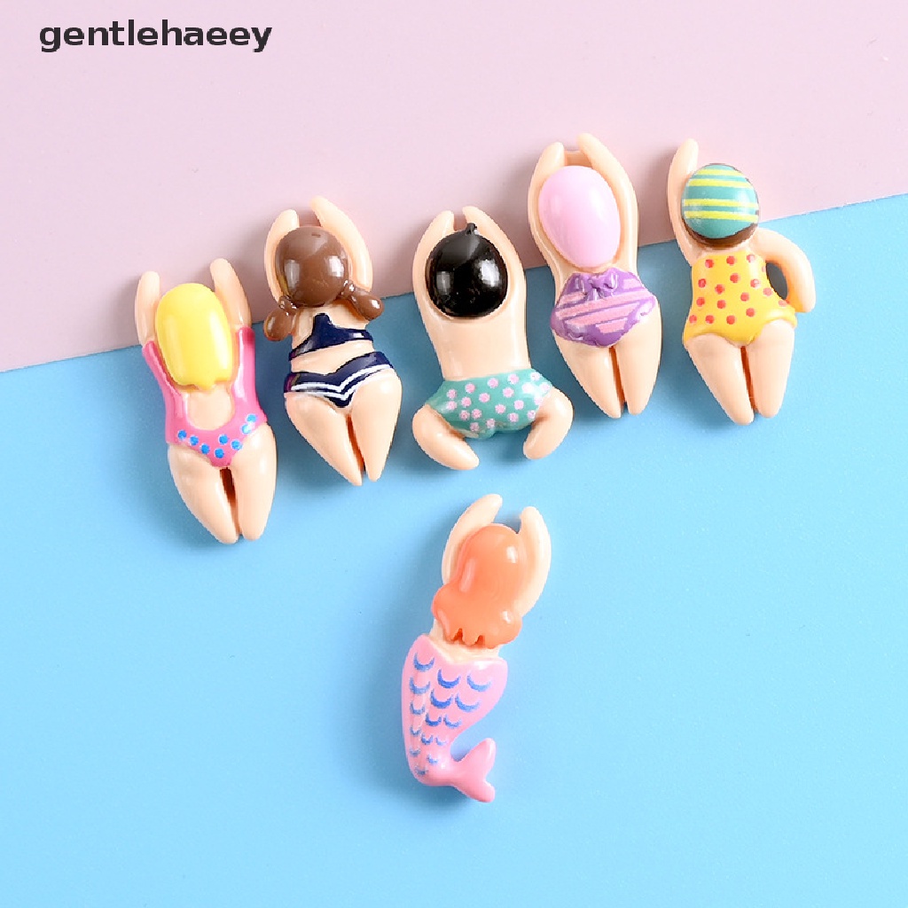 Set 5 Kẹp Tóc Nhựa Hình Người Chơi Thể Thao Vui Nhộn