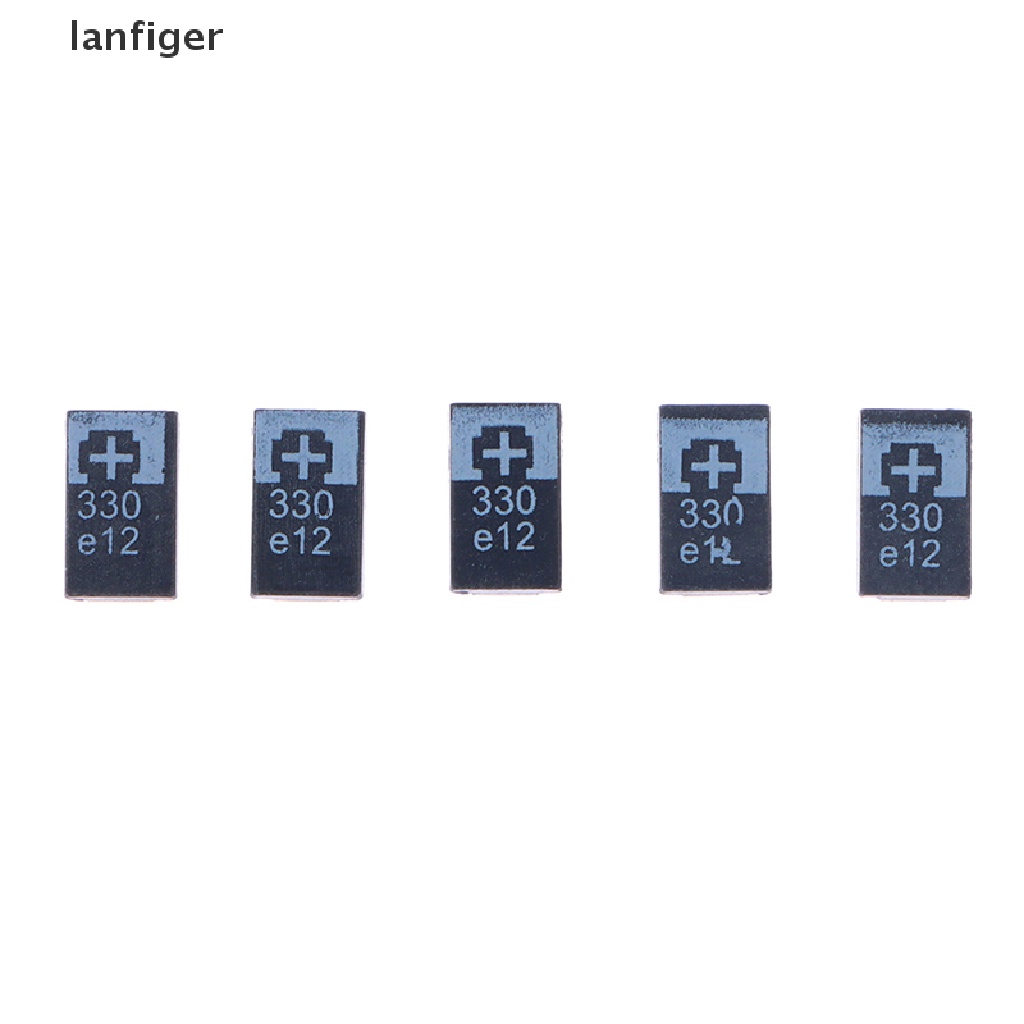 Set 5 Tụ Điện 2R5 Tpe330M9 330UF 2.5V 330 6.3V SMD Loại D Siêu Mỏng 7343 D7343 EN