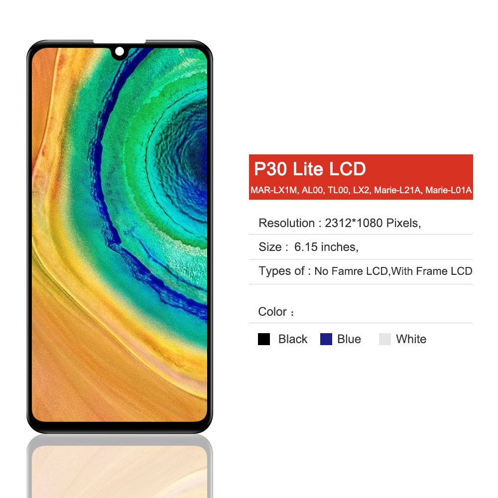 Zin Màn Hình điện thoại Cho Huawei P30 Lite Huawei Nova 4E LCD thay thế màn hình