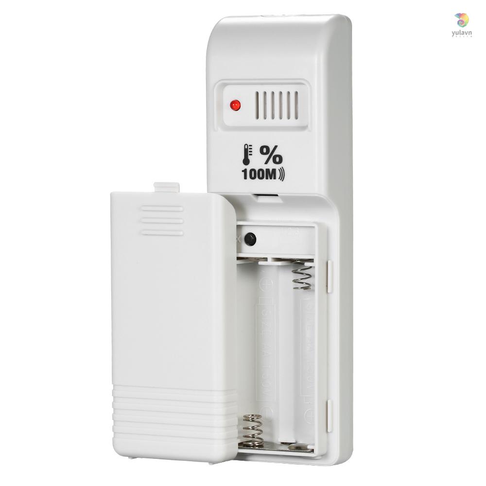 Nhiệt Kế Điện Tử Không Dây Màn Hình LCD Kỹ Thuật Số Dành Cho Đo Nhiệt Độ Trong Nhà / Ngoài Trời °C/°F Đồng Hồ Đo Nhiệt Độ Và Độ Ẩm Max Min Chuyên Dụng