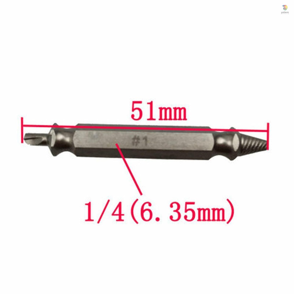 Bộ 4 Mũi Khoan Tháo Gỡ Ốc Vít Bị Hỏng