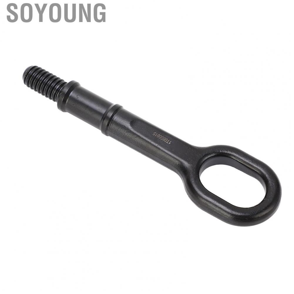 Soyoung Tow Hook  Easy To Install Forged Steel Durable 1T0805615A Towing Lug Loop Heavy Duty for Car