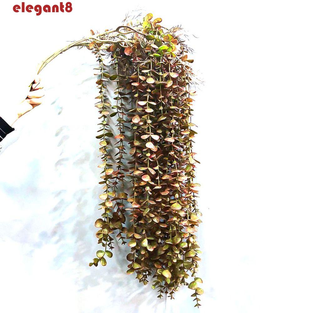 Nhánh Lá Xanh Nhân Tạo Bằng Nhựa Dùng Trang Trí Đám Cưới / Sân Vườn
