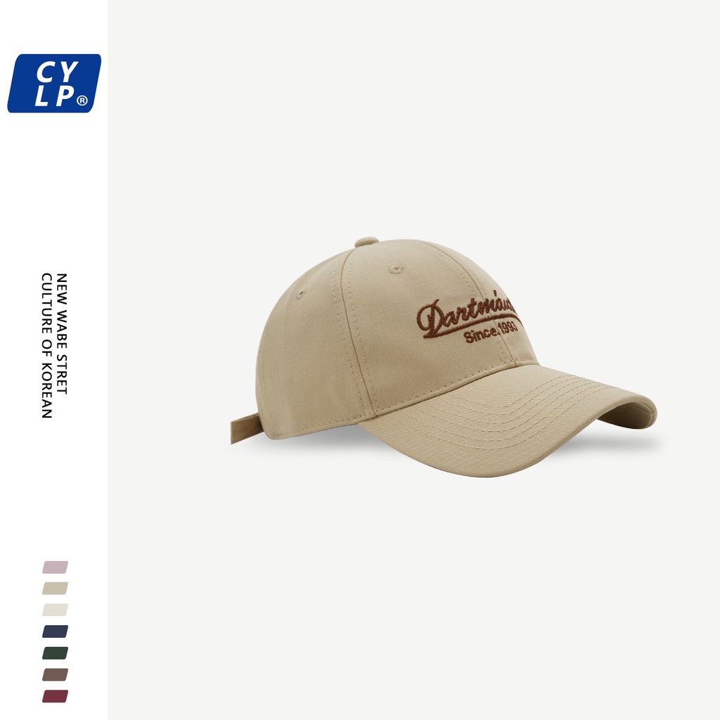 Nón Lưỡi Trai Cứng Thêu Chữ Phong Cách Hàn Quốc Thời Trang Mùa Hè Cho Nam Và Nữ