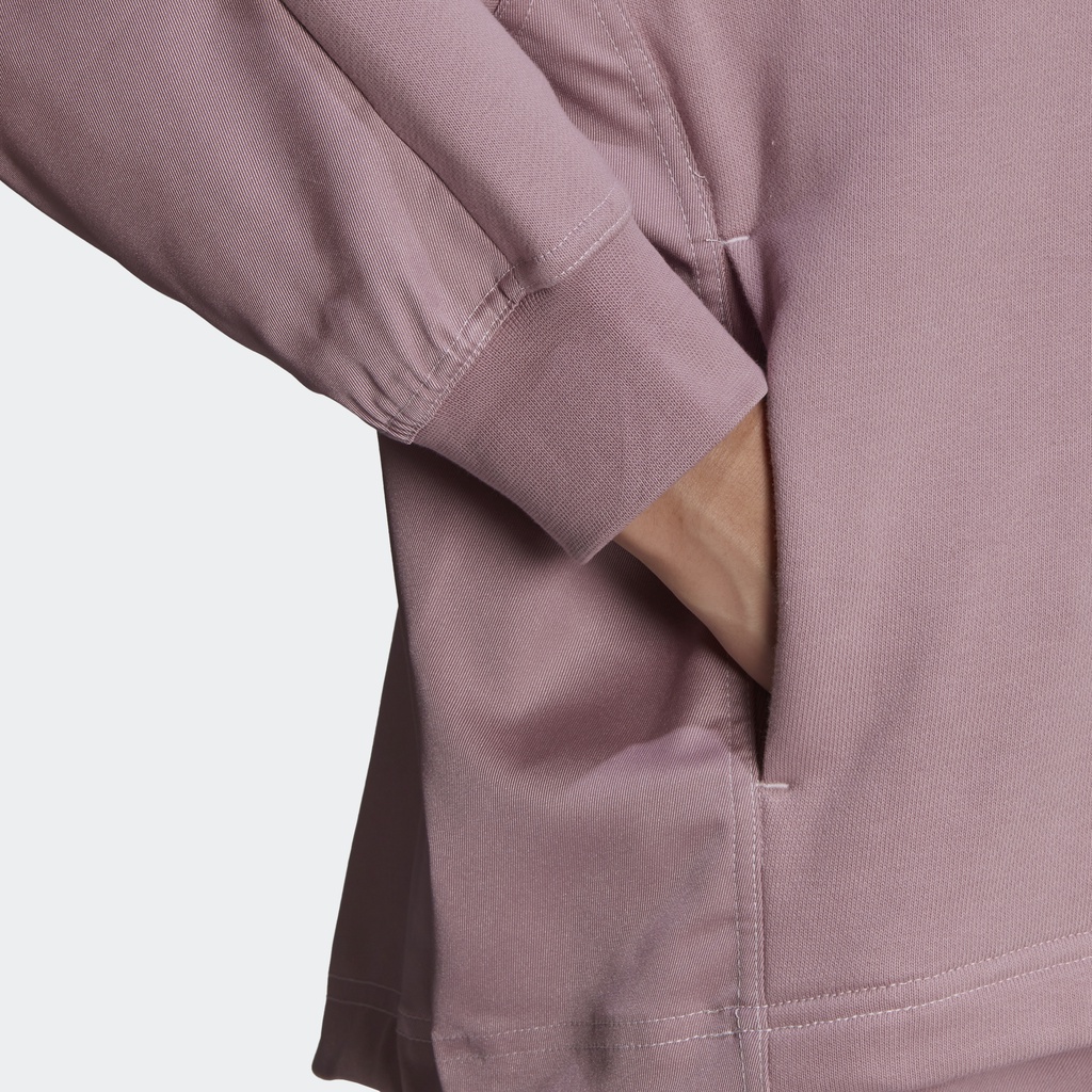 Adidas Phong cách sống Áo Hoodie Classics Adicolor Nữ Màu tím HC4550