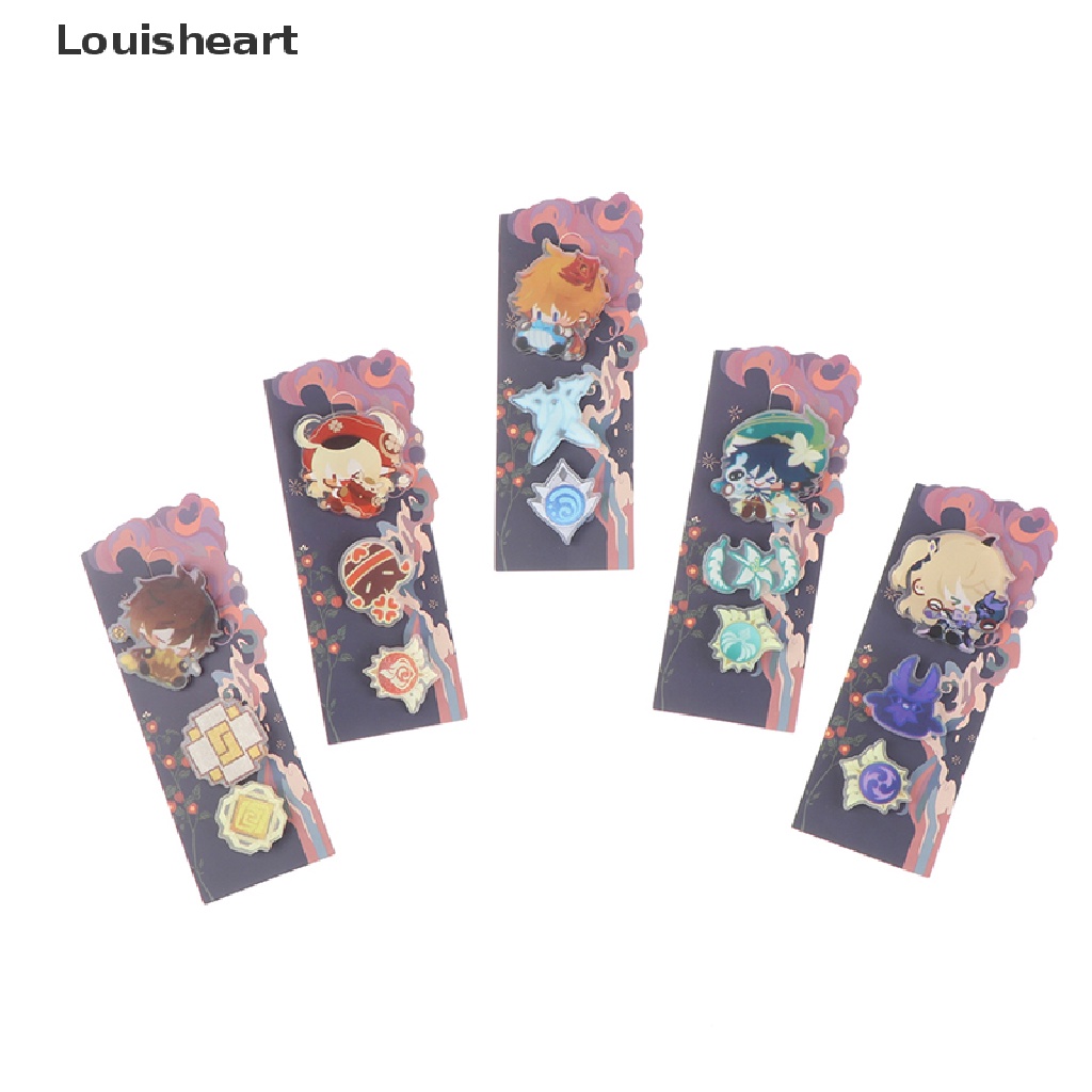 Móc Khóa Hình Louisheart Acrylic Venti Zhongli Tartaglia Dễ Thương