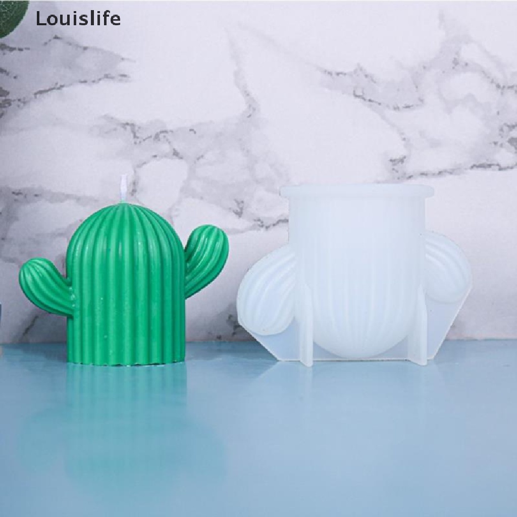Khuôn Silicon Làm Xà Phòng Hình Cây Xương Rồng Louislife