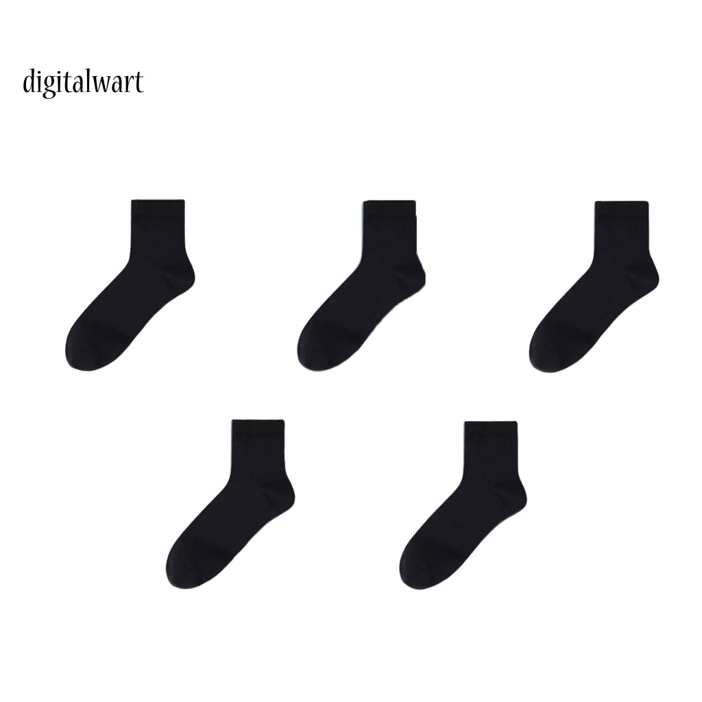 Kỹ Thuật Số| Set 5 Đôi Tất Thể Thao Thấm Hút Mồ Hôi Tốt Chống Ma Sát Thời Trang Xuân Hè Cho Nam