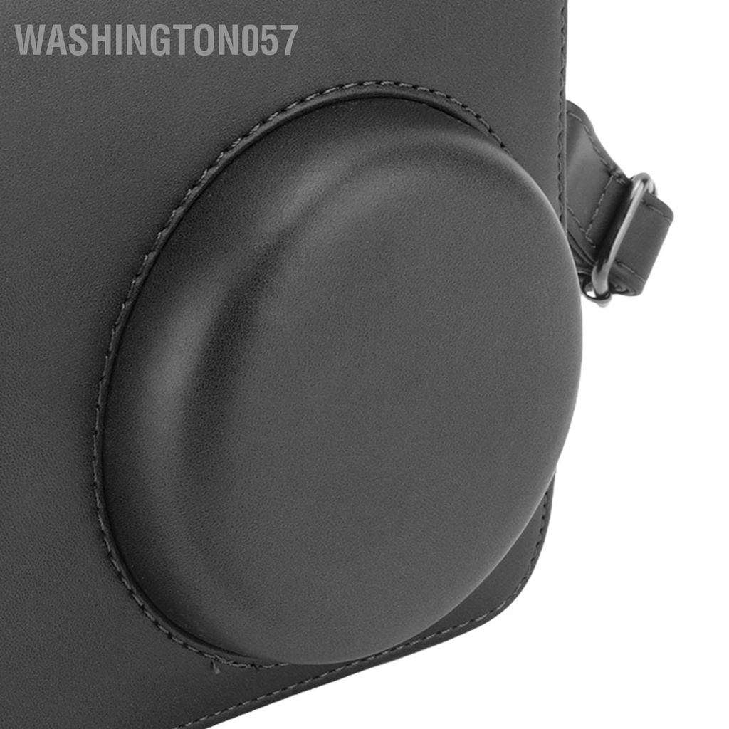 Washington057 Vỏ Bảo Vệ Máy Ảnh Mini 40 Túi Lấy Ngay Bằng Da PU Có Dây Đeo Vai Thể Điều Chỉnh Để Chụp