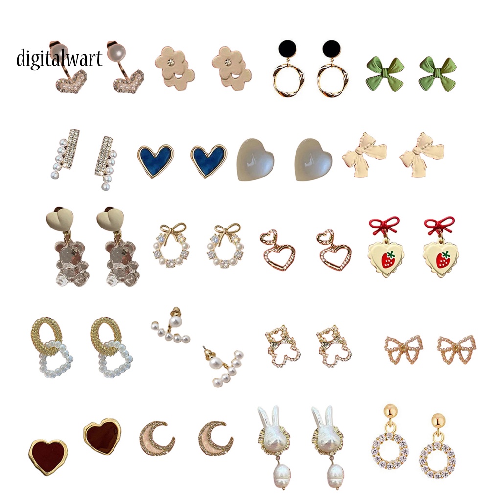 Kỹ Thuật Số| 1 Đôi Bông Tai Hình Hoa Đính Ngọc Trai Giả Phong Cách Vintage Dành Cho Nữ