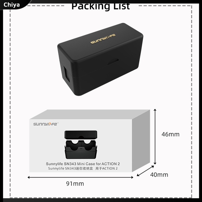 Hộp Đựng Bảo Vệ Mini Chống Rơi Chống Sốc Cho Máy Ảnh Action 2